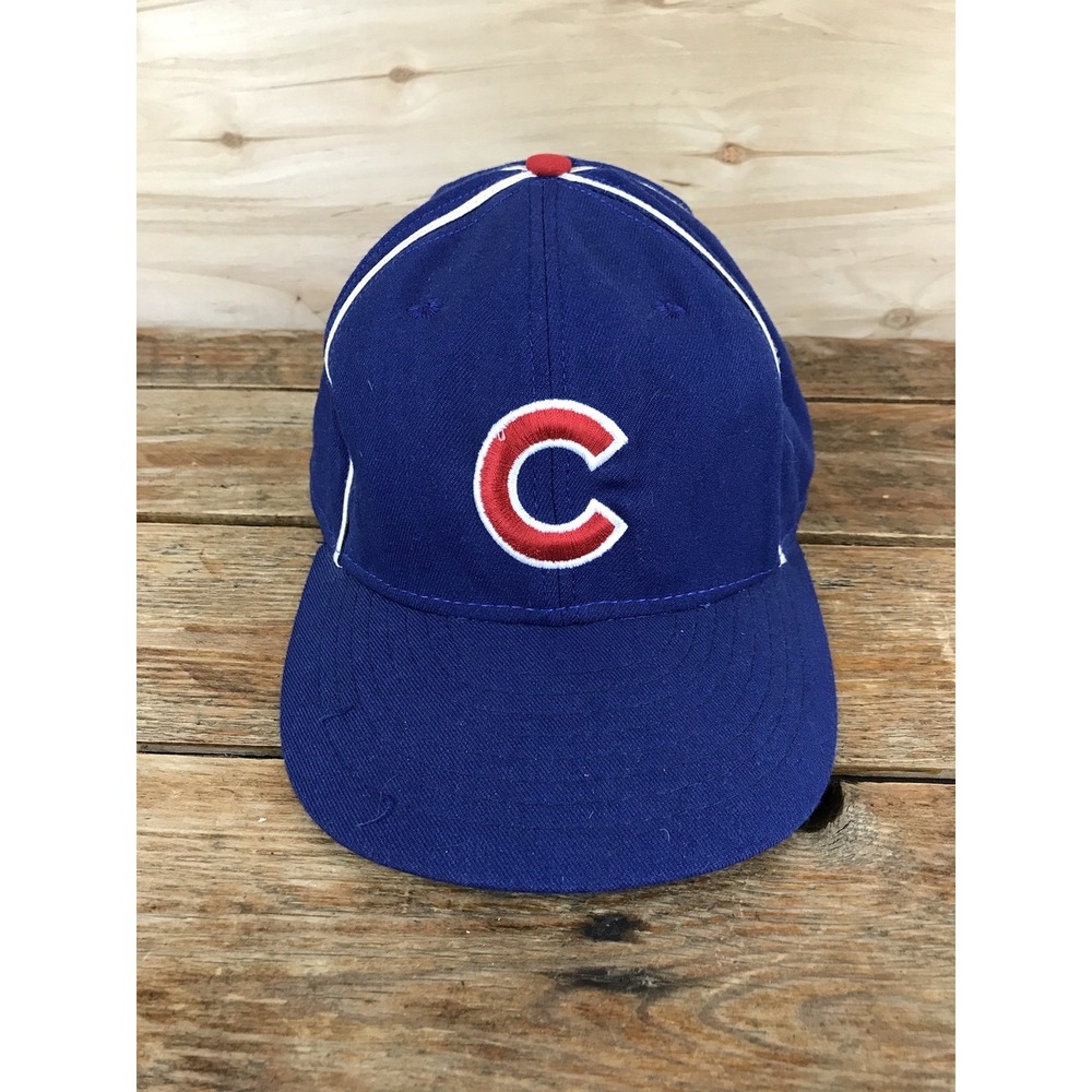 Vintage Chicago Cubs Hat 1957 Repro American Needle Made in USA 7 1/2 Blue